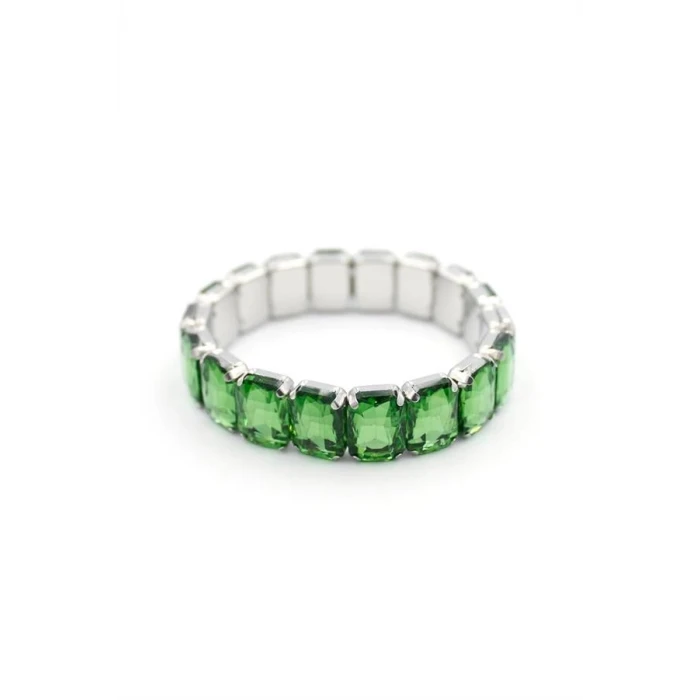 ieg™ Lastikli Taşlı Bilezik - Yeşil