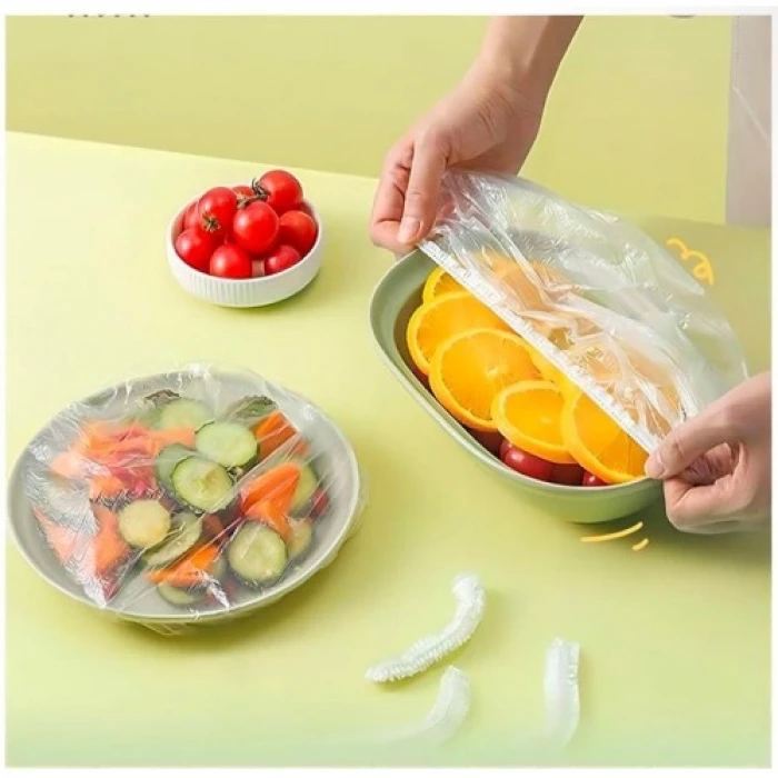 ieg™ Lastikli Tencere Ve Tabak Bonesi 100 Adet (24cm)