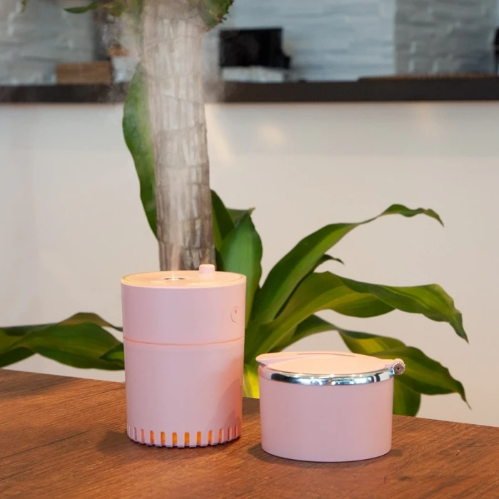 ieg™ Lattice Ortam Nemlendirme ve Dezenfektan Buhar Makinesi (pembe) Usb