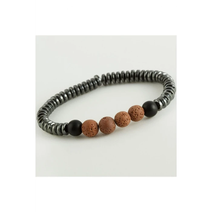 ieg™ Lav-Hematit Doğaltaş Bileklik