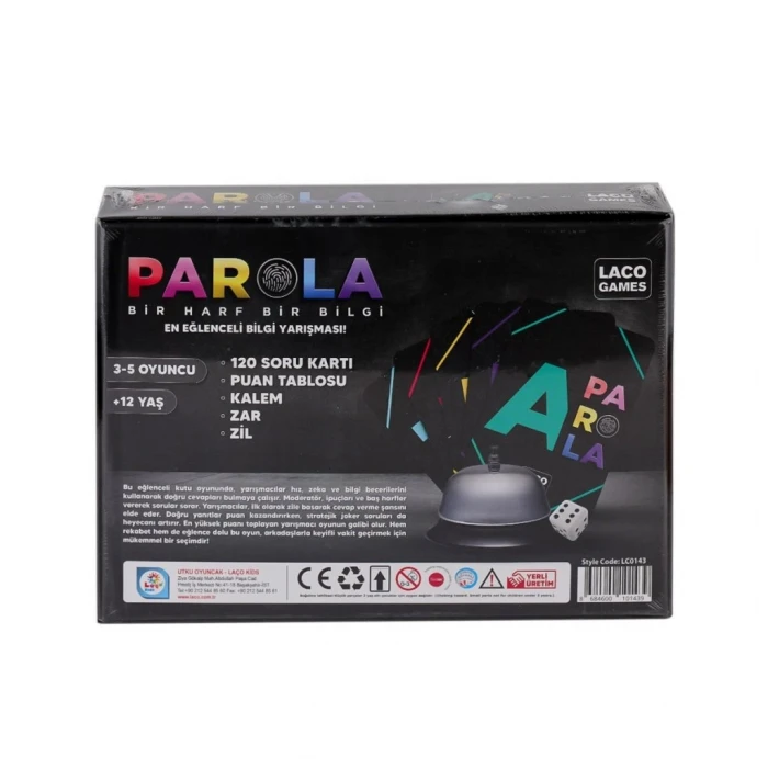 ieg™ LC0143 Parola En Eğlenceli Bilgi Oyunu -