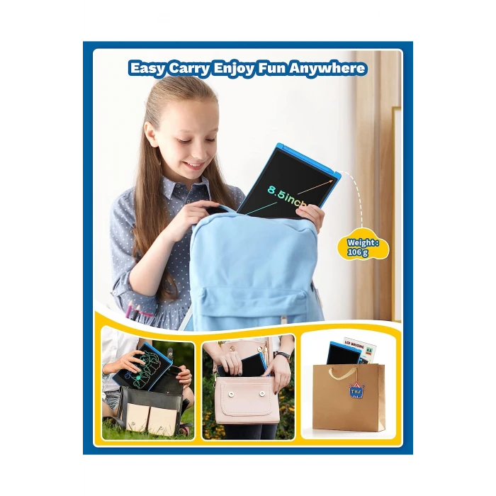İEG® LCD Grafik Tablet Çocuk Çizim Tahtası 8.5 inch ( 22 cm ) Djital Karalama Tableti Yüksek Kalite