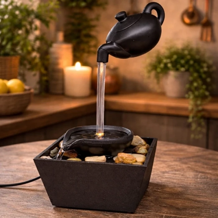 ieg™ LED Demlik Tasarımlı Şelale Süs Havuzu