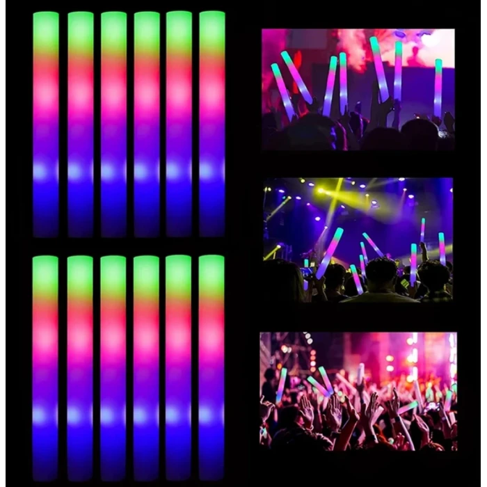 ieg™ Led Işıklı Rengarenk Sünger Parti Çubuğu
