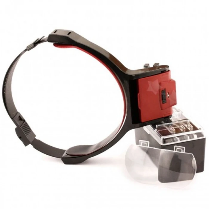 ieg™ Lens Takmalı 4 Lens Led Lambalı Şapka Tip Büyüteç
