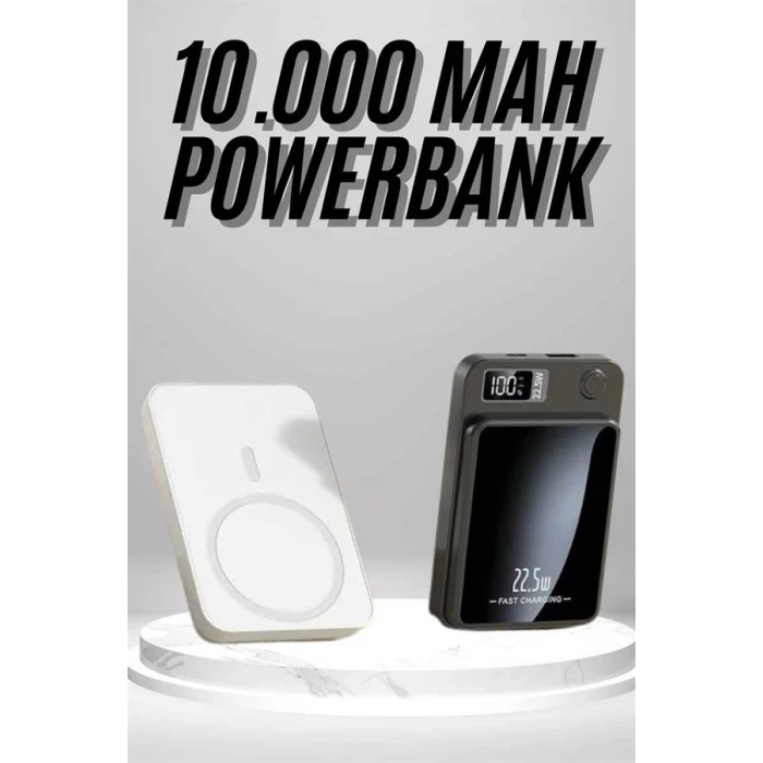 ieg™ Magsafe Hızlı Şarj 10.000 Mah Wireless Şarj Powerbank Android ve İOS Uyumlu