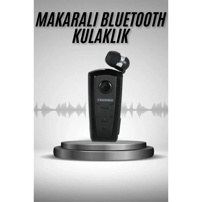 ieg™ Makaralı Bluetooth Kulakiçi Yaka Kulaklığı Kablosuz Kulaklık