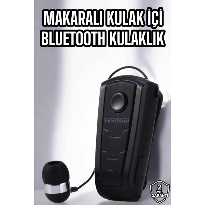 ieg™ Makaralı Bluetooth Kulaklık Çağrı Cevaplama Kablolu Uzun Pil Ömrü
