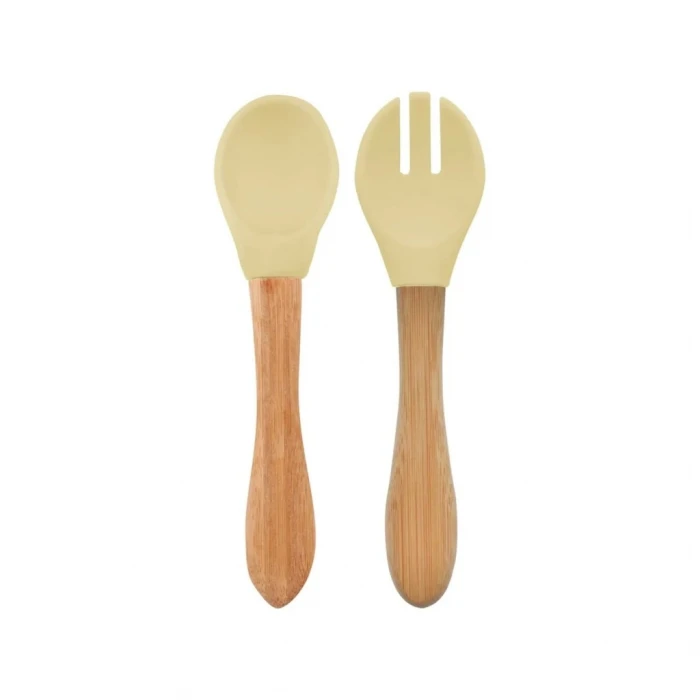 ieg™ Mama Kaşığı ve Çatal Seti Mellow Yellow