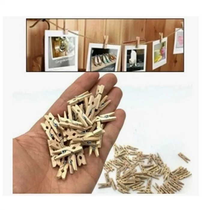 ieg™ Mandal Mini Ahşap Mandal (10 Adet)