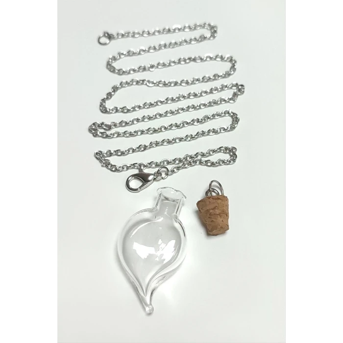 ieg™ Mantar Kapaklı Boş Fanus Canlı Kolye