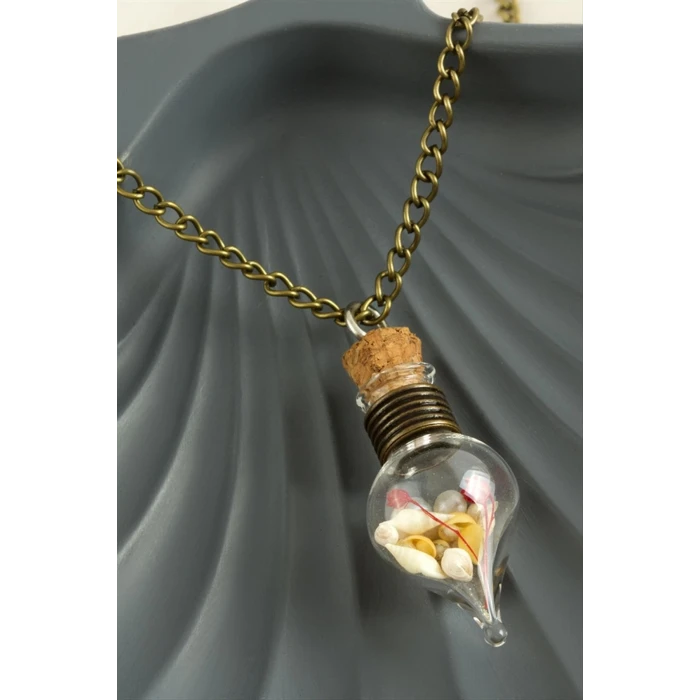 ieg™ Mantar Tıpalı Fanus Canlı Kolye