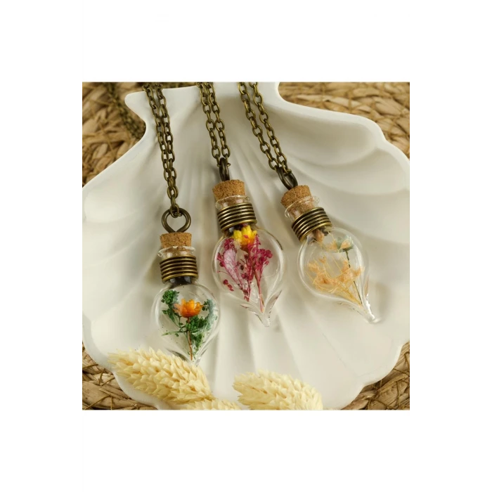 ieg™ Mantar Tıpalı Fanus Canlı Kolye