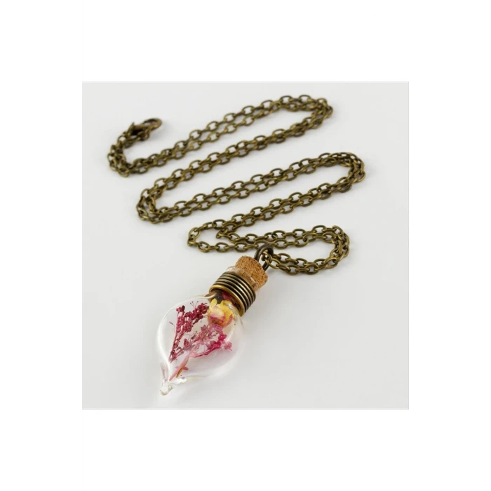 ieg™ Mantar Tıpalı Fanus Canlı Kolye