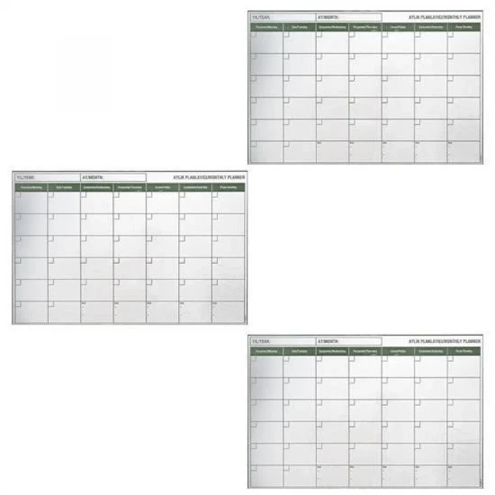 ieg™ Manyetik Yapışkanlı Bir Aylık Program Planlayıcı Takvim 85x56 cm