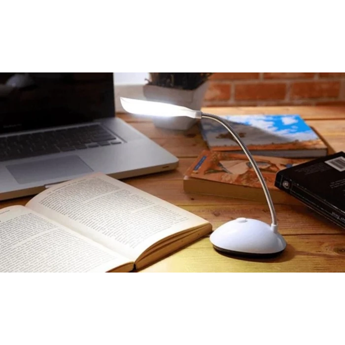 ieg™ Masa Lambası Spiral Led  Kitap Okuma Işığı Pilli Model Led Lamba