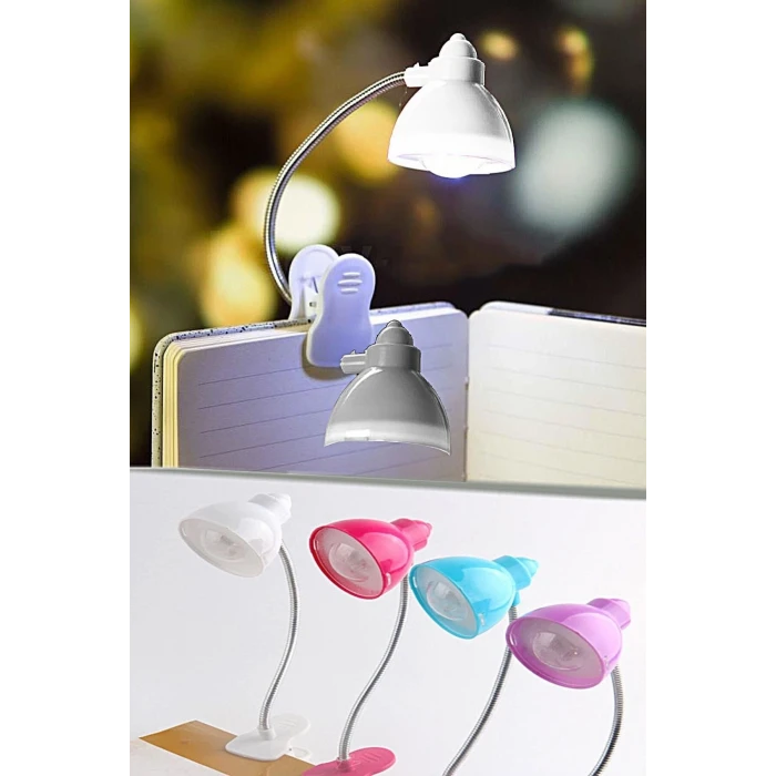 ieg™ Masaüstü Klipsli Bükülebilir Kitap Okuma Led Işık