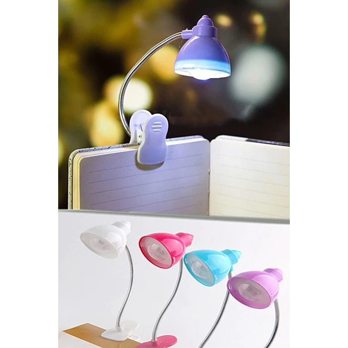 ieg™ Masaüstü Klipsli Bükülebilir Kitap Okuma Led Işık