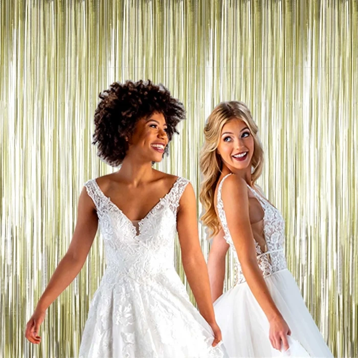 ieg™ Mat Altın Püsküllü Kapı Perdesi