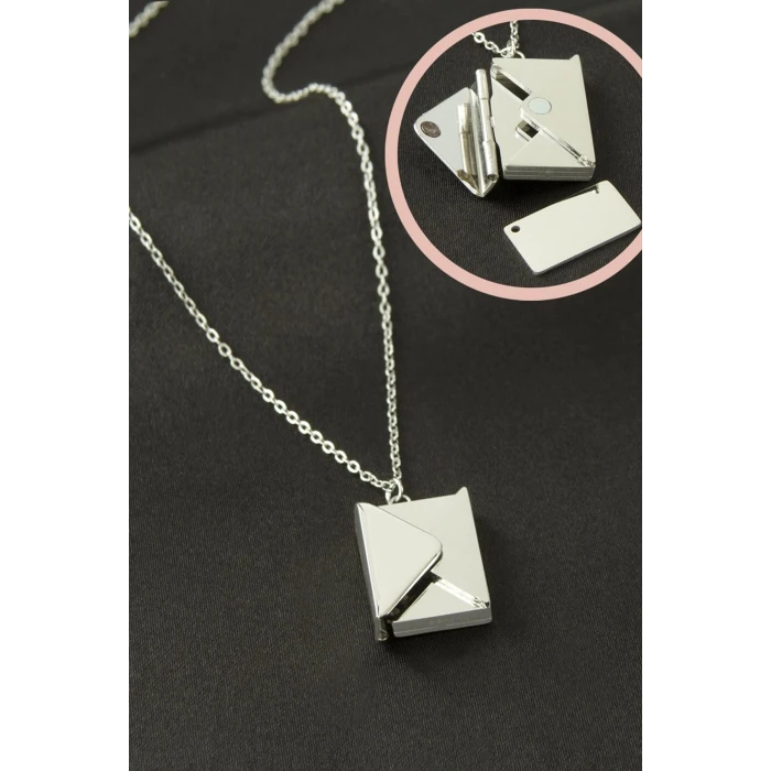 ieg™ Mektup Kapaklı Çelik Kolye