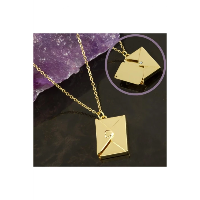 ieg™ Mektup Kapaklı Çelik Kolye