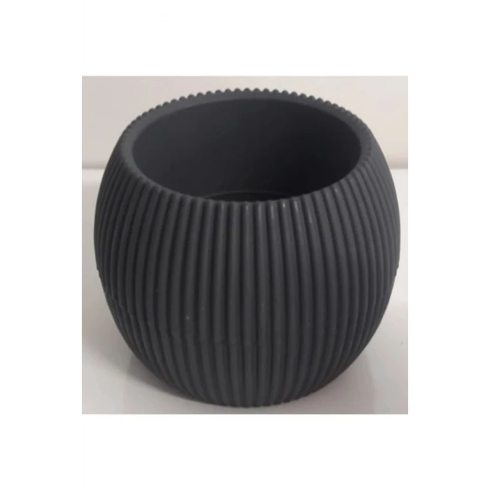 İEG Mercan Saksı 2 Numara 0,35 Litre Su Hazneli Dekoratif Kaktüs Sukulent Saksı 11,8x9,2 cm