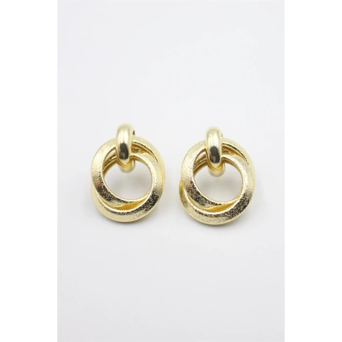 ieg™ Metal Halka Küpe - Altın