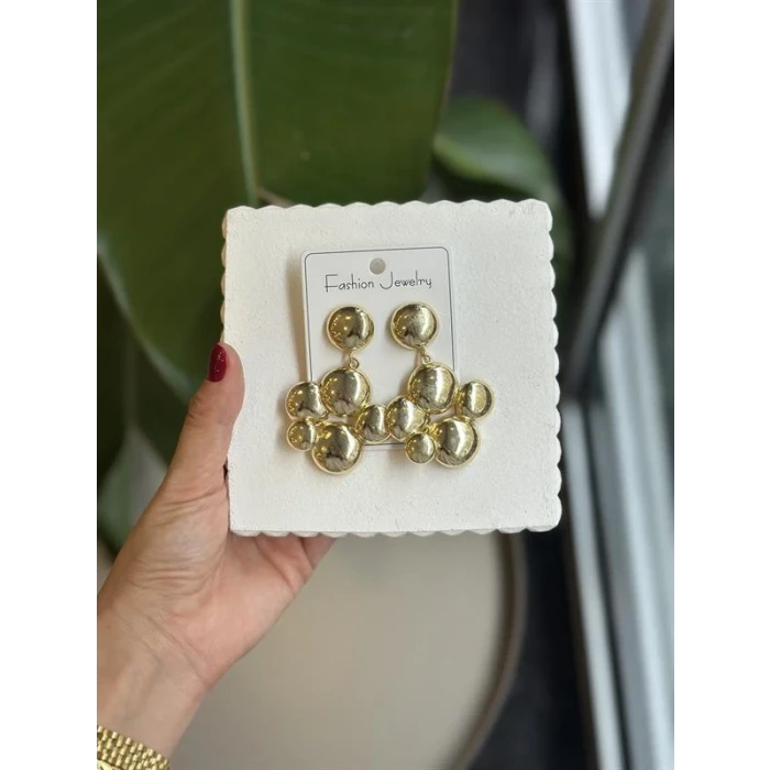 İEG® Metal Küpe - Altın