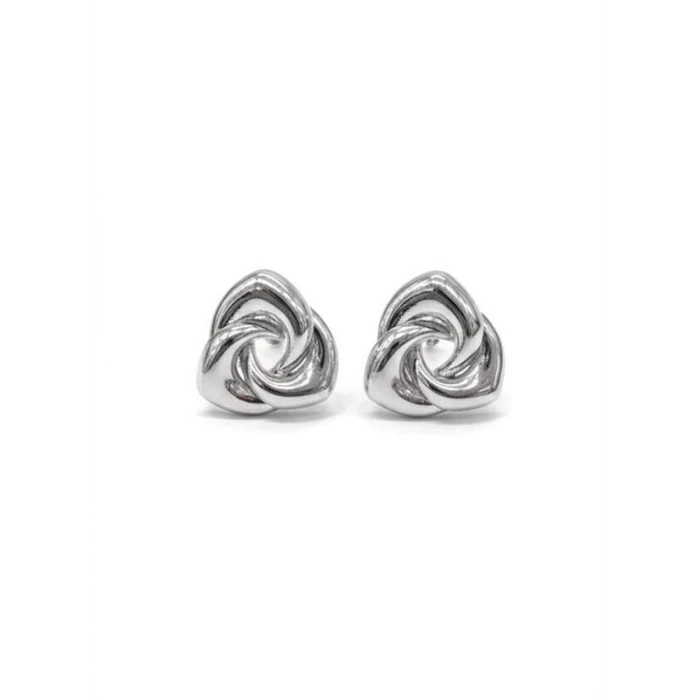 ieg™ Metal Otantik Sarmal Küpe - Gümüş