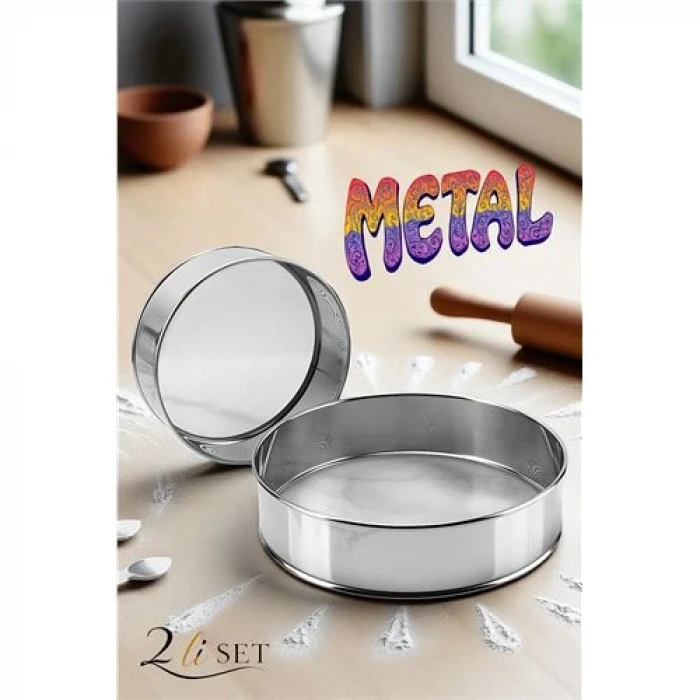 retroieg™ Metal Un Eleği 15 ve 24 cm 2 li SET