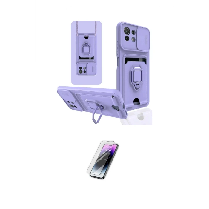 ieg™ Mİ 11 Lite Kılıf Vadi Form Prime - Şeffaf Pasifik Cam Ekran Koruyucu