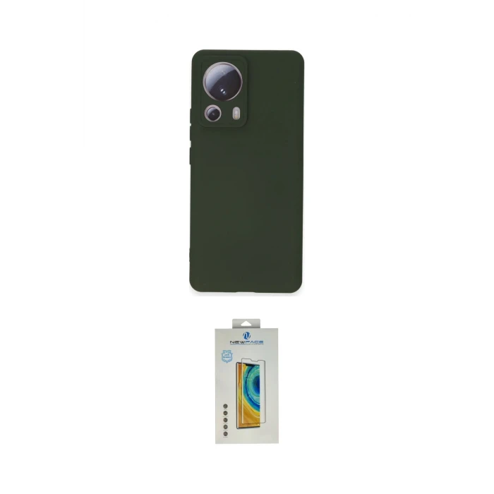 ieg™ Mi 13 Lite Kılıf Ahenk Serisi - Siyah Polymer Nano Ekran Koruyucu