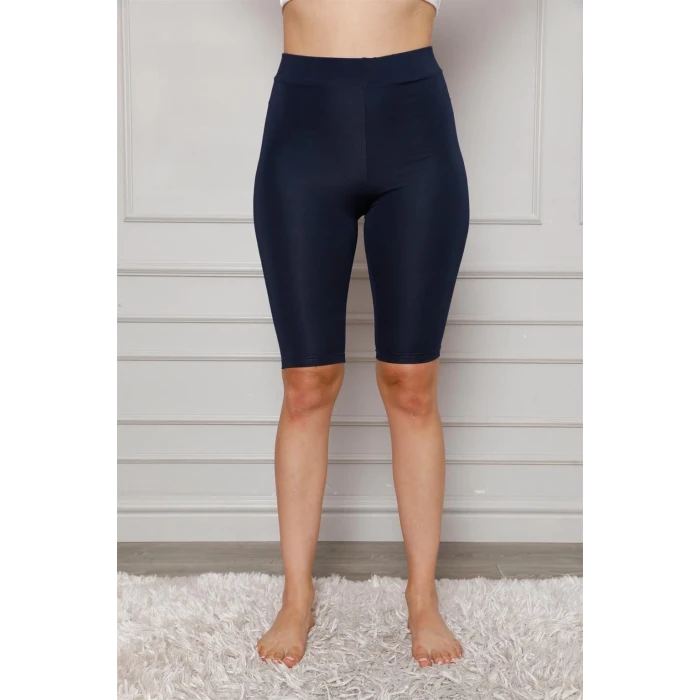 ieg ™ Microfiber Diz Üstü Tayt Lacivert