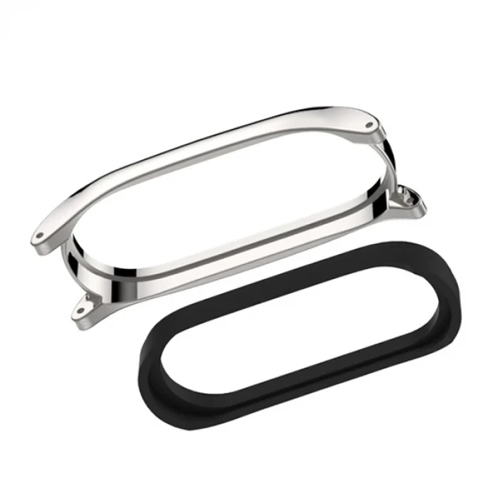 ieg™ Mijobs Xiaomi Mi Band 5-4  Pu Deri Kayış Kordon