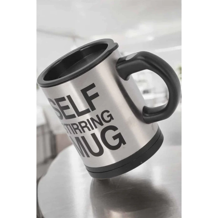ieg™ Mikser Kupa Yazılı Mug Bardak Karıştırma Özelliği