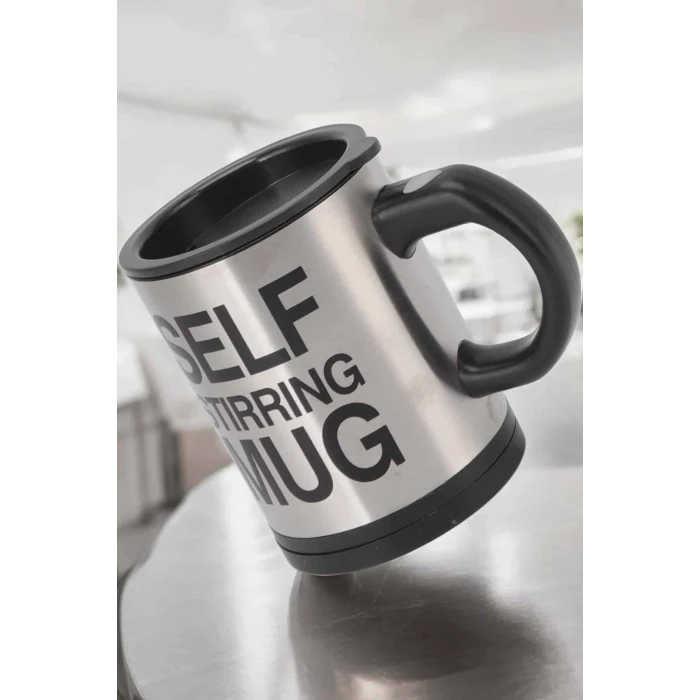 ieg™ Mikser Kupa Yazılı Mug Bardak Karıştırma Özelliği