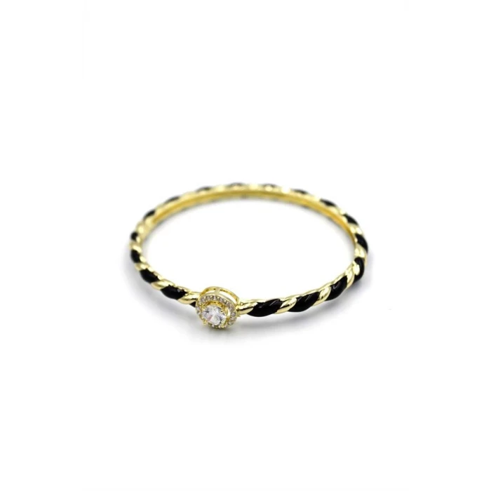 ieg™ Mineli Taşlı Bilezik - Siyah