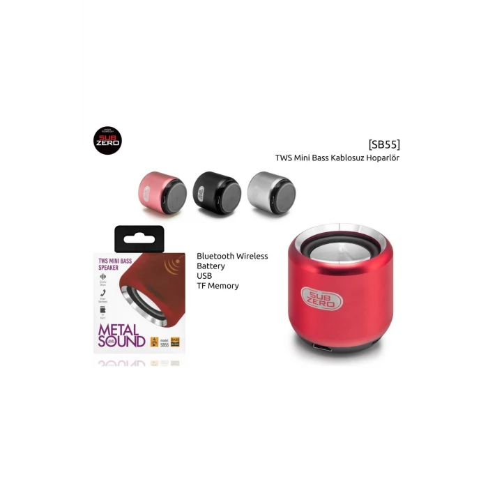 İEG Mini Bass Speaker Bluetooth Güçlü Bas TF kart Uyumlu