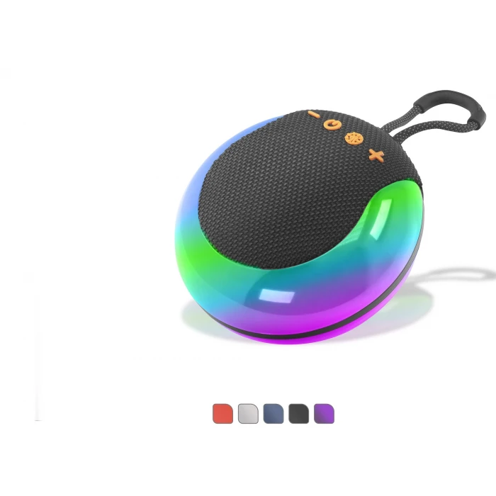 ieg™ Mini Bluetooth Hoparlör Fm Rgb 12 X 6 X 12.3 Cm BS26