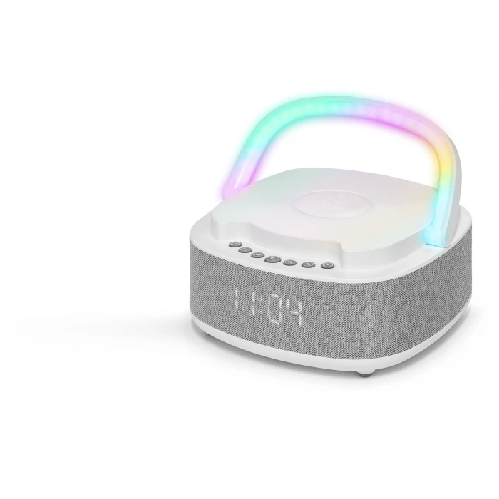 ieg™ Mini Bluetooth Hoparlör Fm Rgb - Beyaz S301