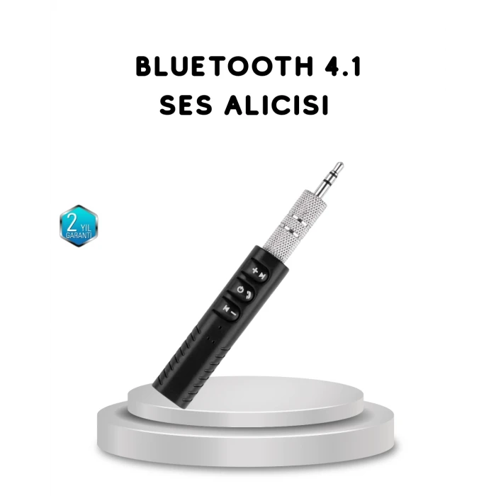 ieg™ Mini Bluetooth Ses Alıcısı 3.5mm Girişli Kablosuz Müzik Adaptörü