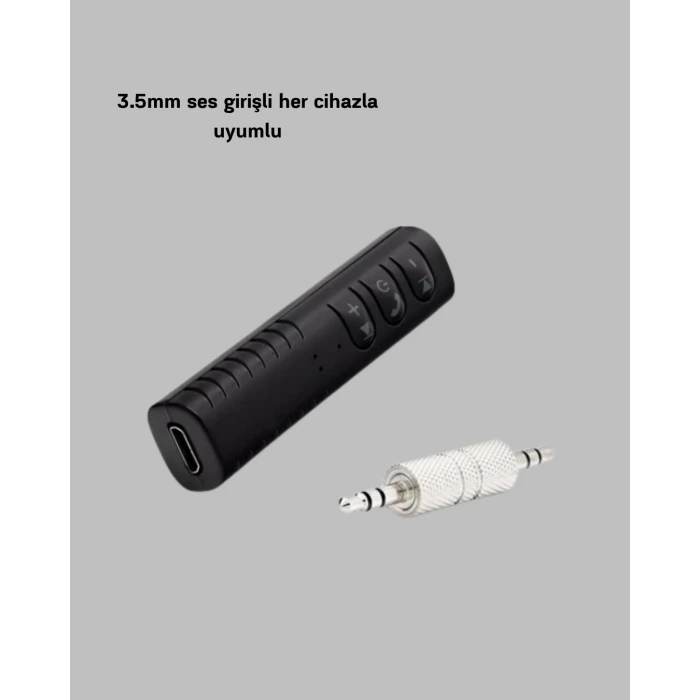 ieg™ Mini Bluetooth Ses Alıcısı 3.5mm Girişli Kablosuz Müzik Adaptörü
