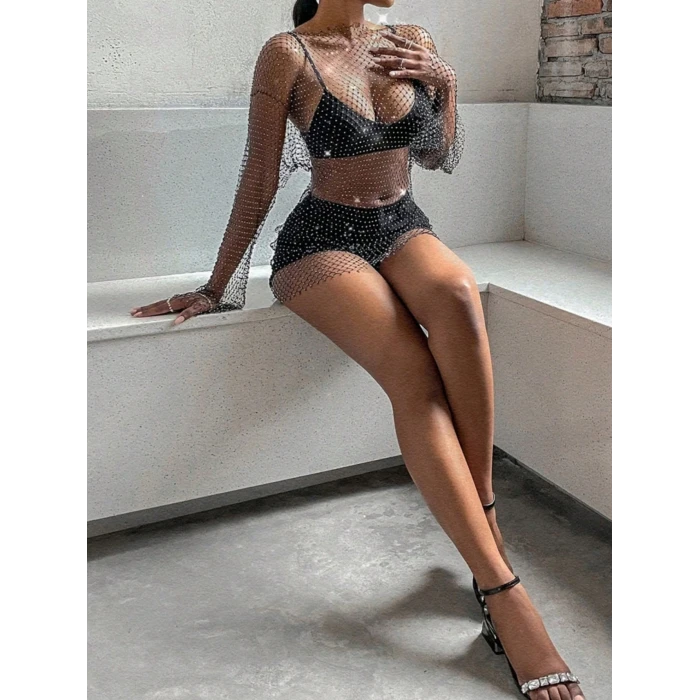 ieg™ MİNİ ELBİSE KOLLU.