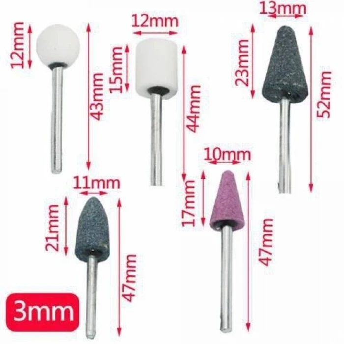 ieg™ Mini Taş Zımpara Matkap Ucu Seti 10 Parça