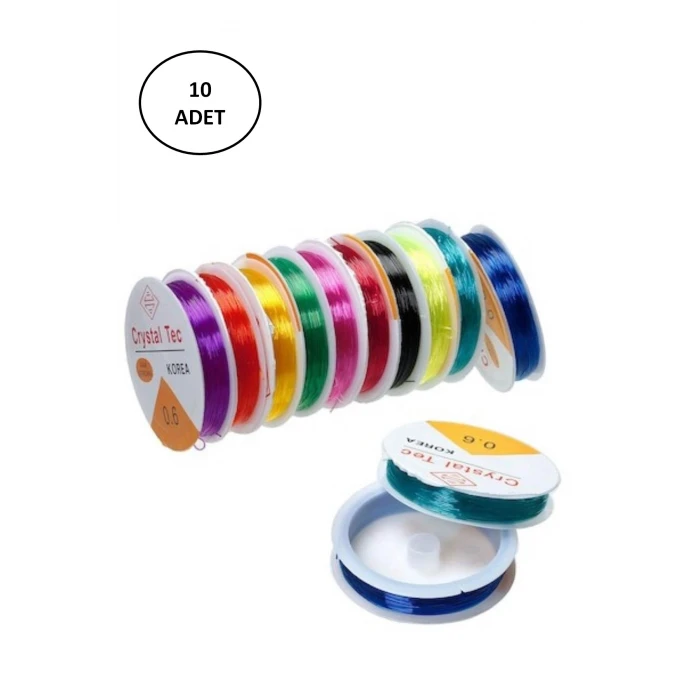 İEG Misyon Lastikli Misine İpi 0.6 Mm 10 Adet