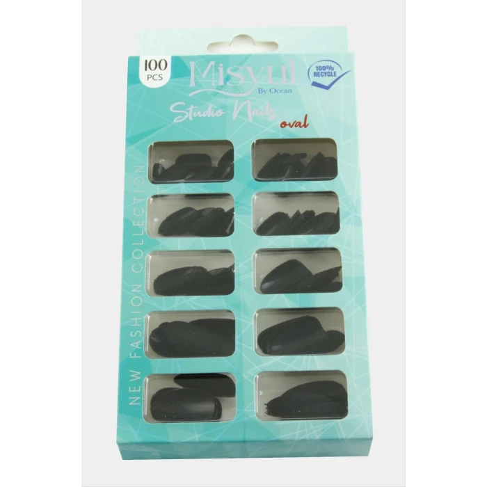 ieg™ Misyul Oval Mat Takma Tırnak 100 Adet