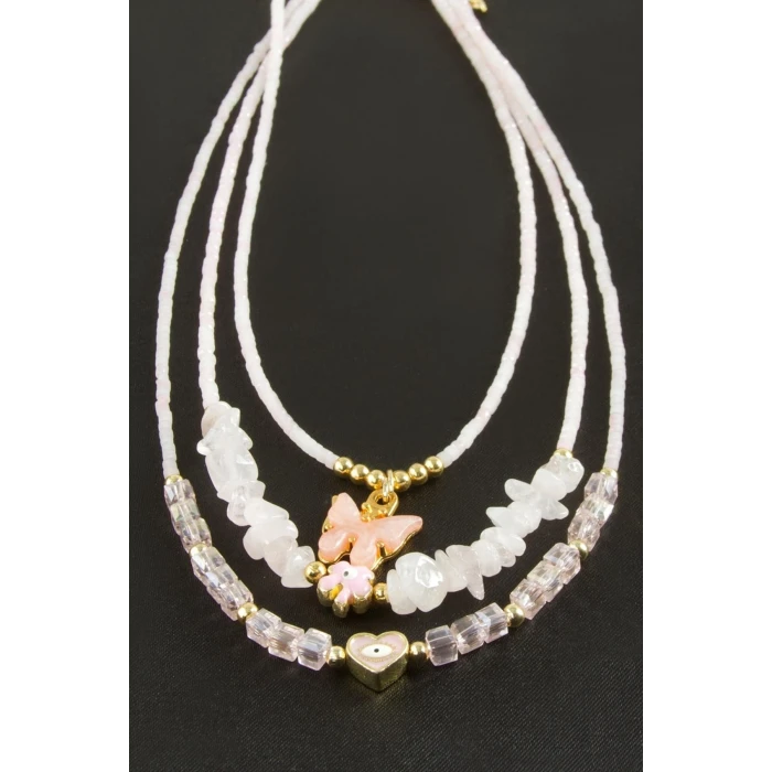 ieg™ Miyoki Boncuk Küp Kristal Kolye 1 Adet