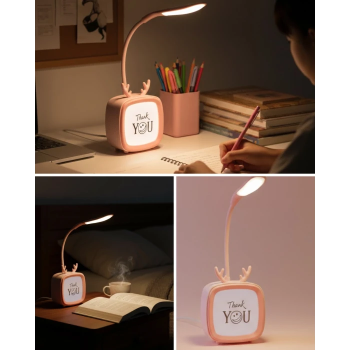 ieg™ Modern Tasarımlı Şarj Edilebilir LED Gece Lambası