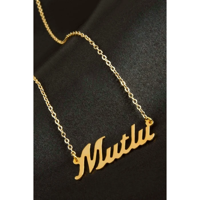 ieg™ Mutlu İsimli Kolye (Kişiye Özel)