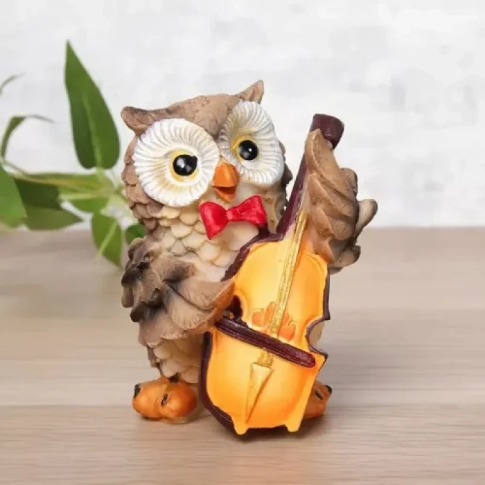 ieg™ Müzisyen Baykuşlar Biblo Seti 4lü